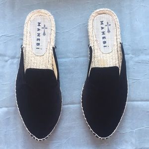 Manebí Velvet Espadrille Slides